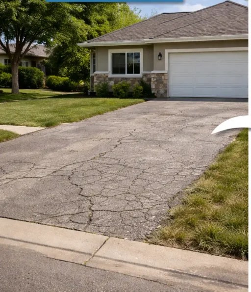 Before — Driveway replacement